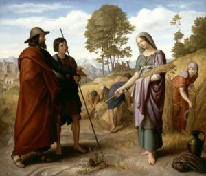 Julius Schnorr von Carolsfeld, "Ruth in Boaz's Field," 1828